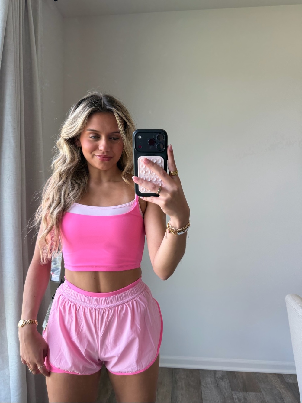 These three double layered hot pink set - Picture 5 of 16